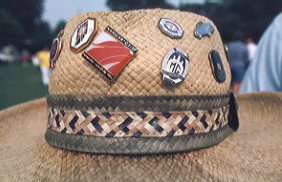 Pin Festooned Hat